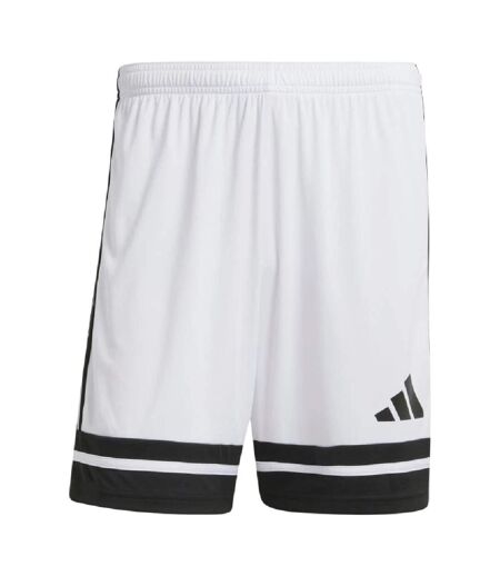 Short Motif/style Rayures Contrastées Squadra Homme Blanc Noir Adidas