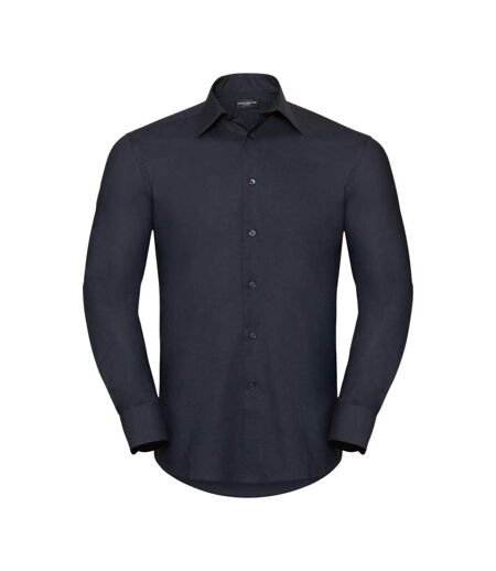 Chemise Manches Longues Homme Noir Russell