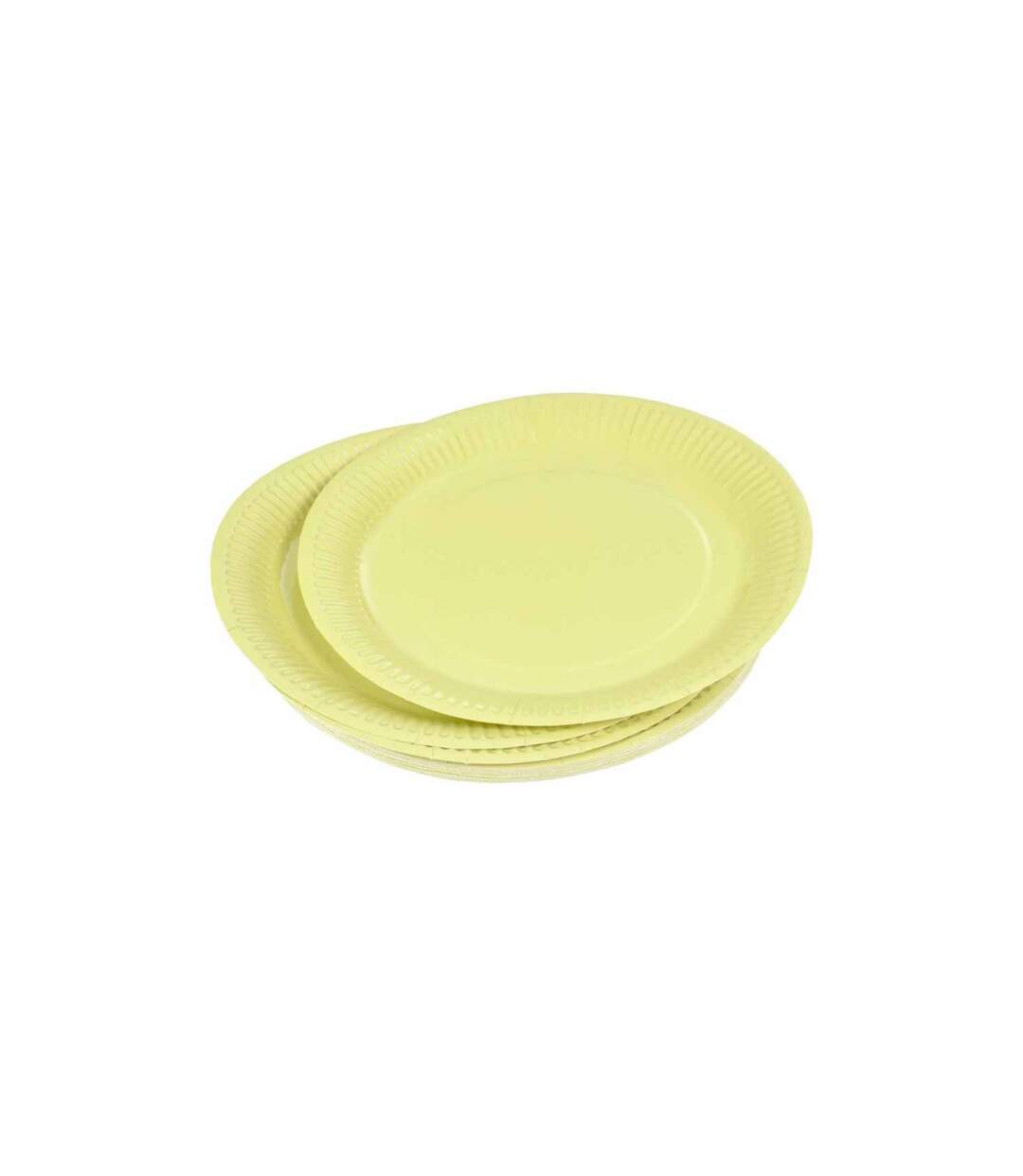 Lot de 20 Assiettes en Carton Vitamine 18cm Tilleul-1