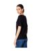 Womens/ladies banded hem top black Dorothy Perkins