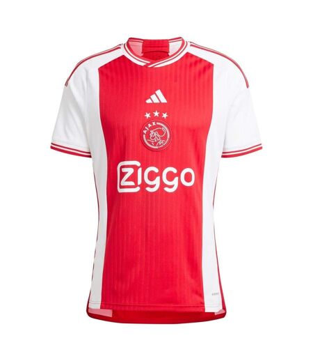 Unisex Adult 2023/24 Ajax Amsterdam Home Jersey White Bold Red Adidas