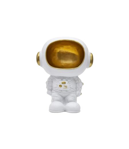 Vide-Poche Statue Astronaute 28cm Blanc