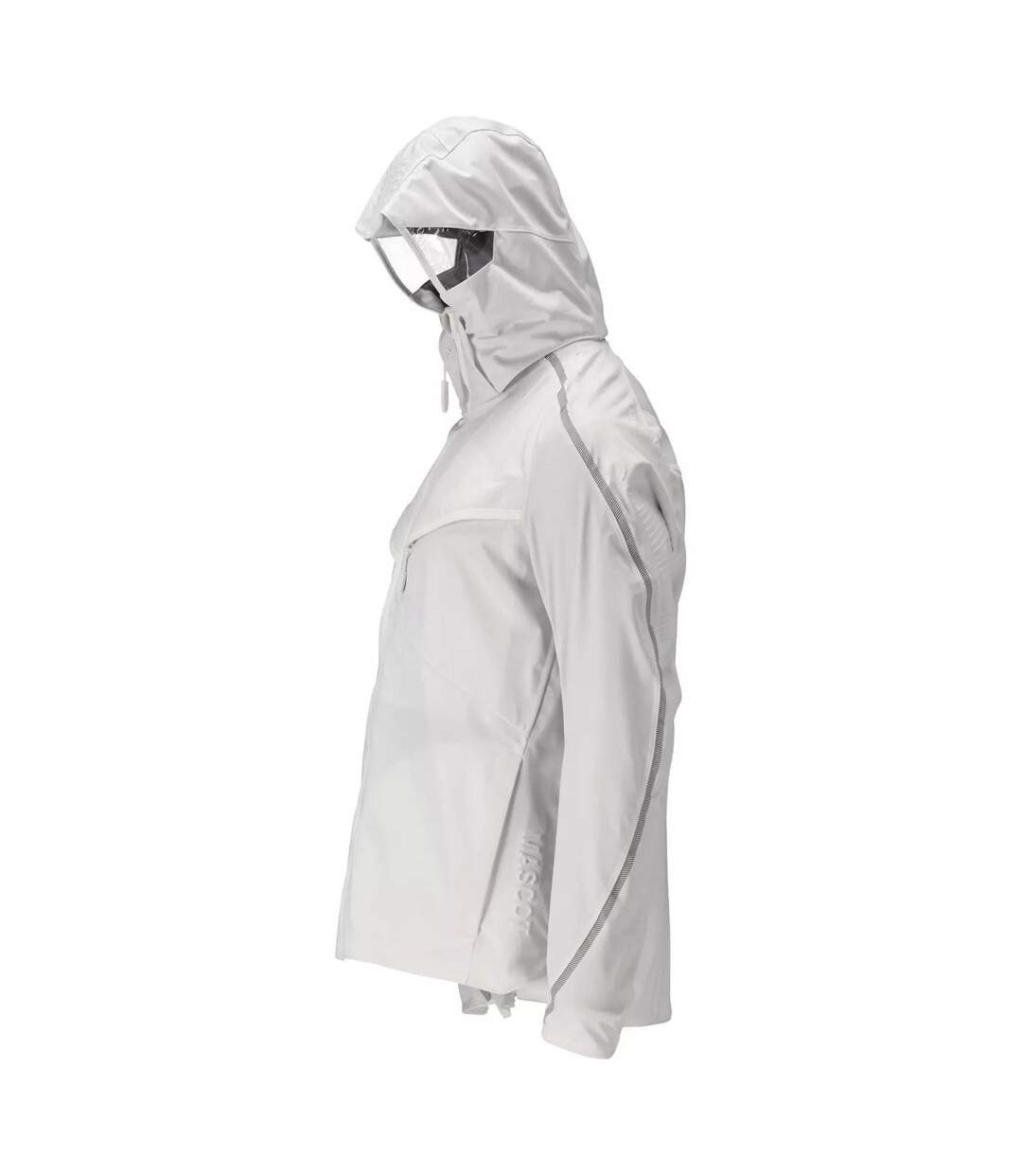Mens Customised Shell Jacket White Mascot-3
