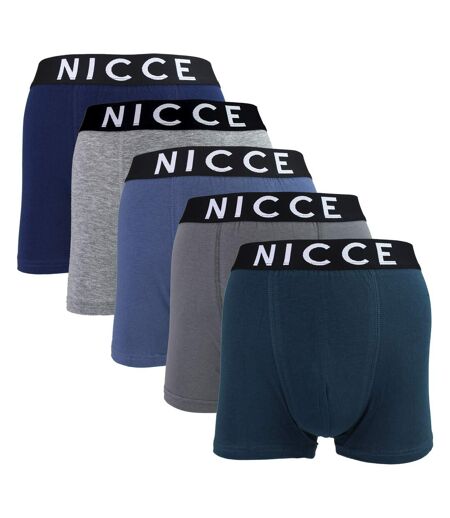 Nicce - Lot de 5 Boxers Homme DILLOW | Sous-vêtement Coton Doux et Respirant