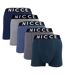 Nicce - Lot de 5 Boxers Homme DILLOW | Sous-vêtement Coton Doux et Respirant-1