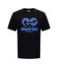 T-shirt Motif/style Logo Power Station Adulte Noir Bleu Diesel-2