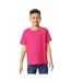 T-shirt enfant rose Gildan-1