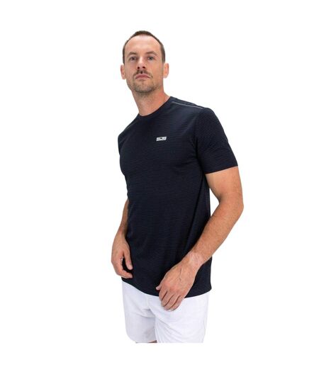 T-shirt Manches Courtes Sport Motif/style Logo Homme Bleu Foncé Sjeng Sports