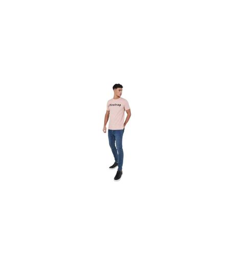 Mens Logo Super Skinny Jeans Mid Wash Firetrap