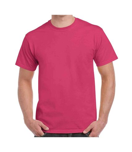 Mens heavy cotton t-shirt heliconia Gildan