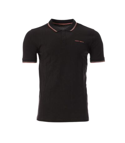 Polo Noir Homme Teddy Smith Pasian 2 - L