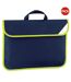Quadra Enhanced-Viz Book Bag - 4 Liters (Pack of 2) (French Navy) (One Size) - UTBC4332-1