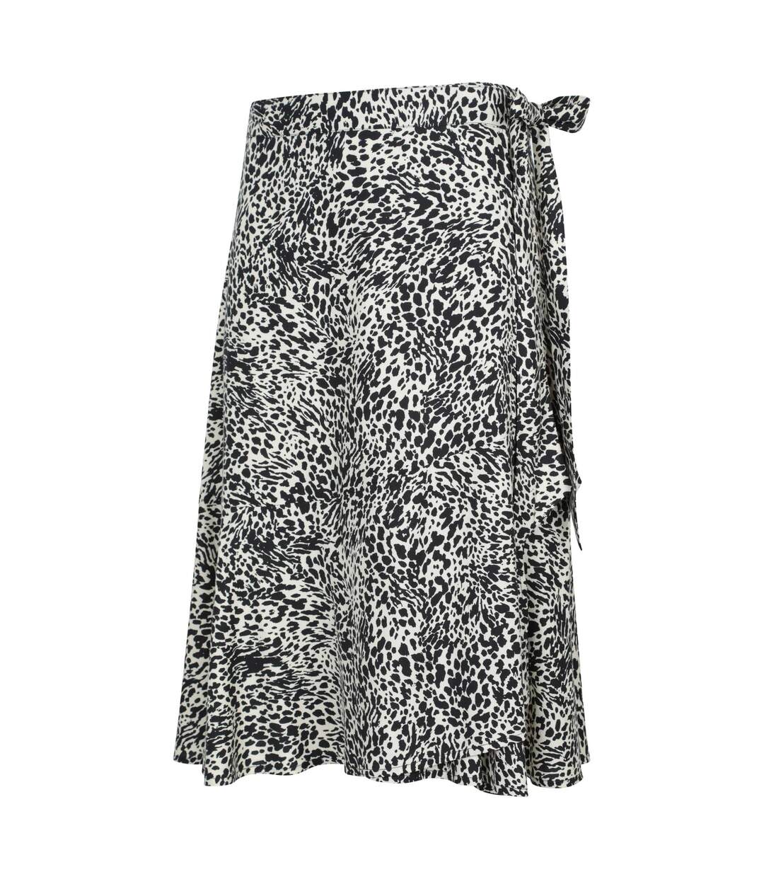 Womens/ladies papamoa animal print wrap skirt monochrome Mountain Warehouse-3