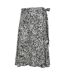 Womens/ladies papamoa animal print wrap skirt monochrome Mountain Warehouse-3