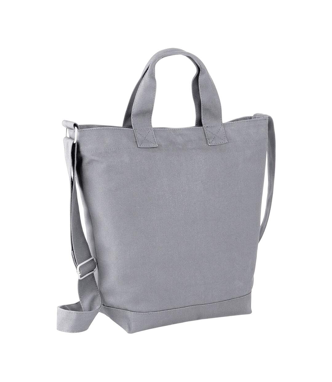 Sac bandoulière taille unique gris clair Bagbase-1