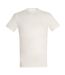 T-shirt manches courtes imperial homme blanc cassé SOLS-1