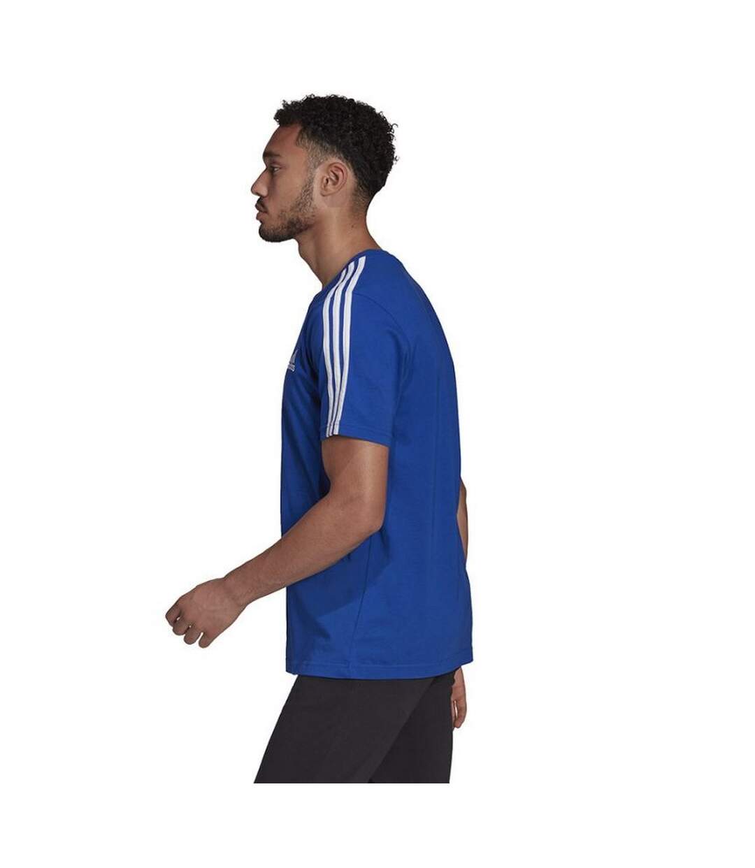 T-shirt Homme Bleu Adidas-1