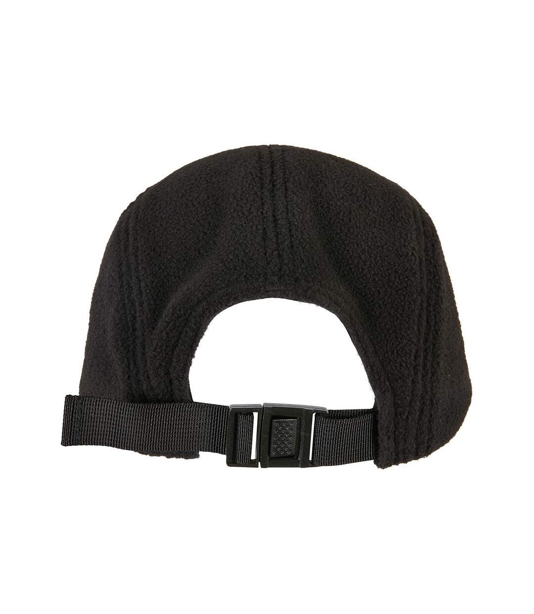 Unisex adult jockey polar fleece cap black Flexfit-2