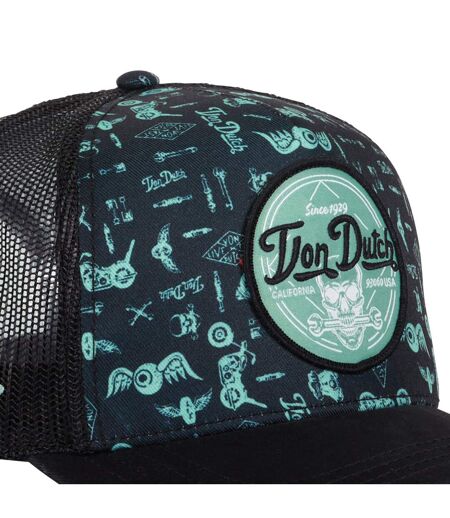 Casquette trucker avec filet Print Full Meca Vondutch