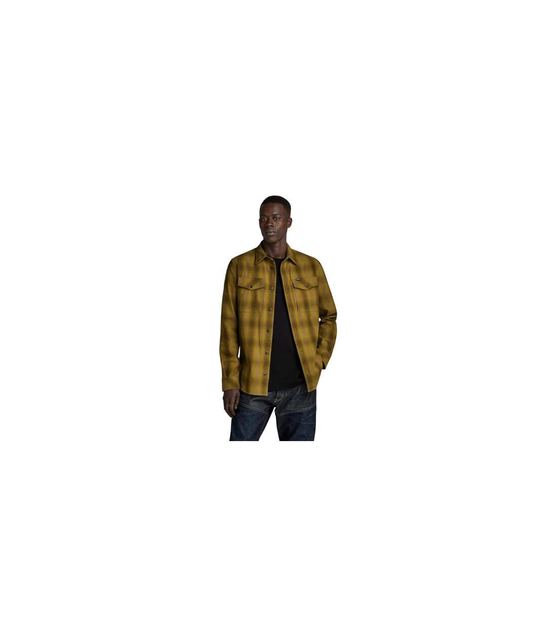 Chemise Marine Homme Marron G-Star-1
