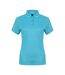 Henbury Womens/Ladies Stretch Microfine Pique Polo Shirt (Turquoise)