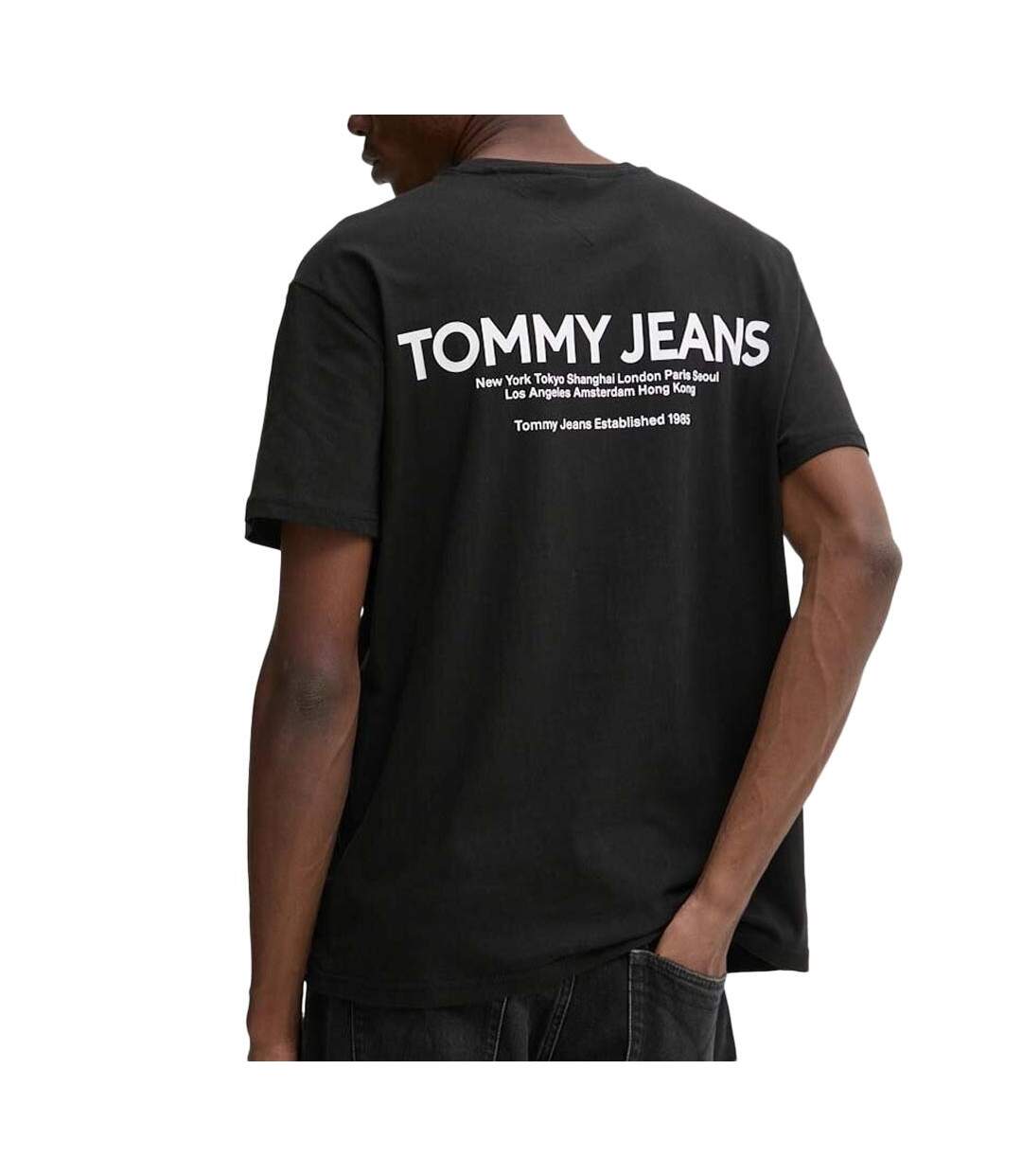 T-shirt noir homme tommy hilfiger pri - xxl-2