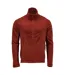 Mens Customised Patterned Fleece Jacket Autumn Red Mascot-1