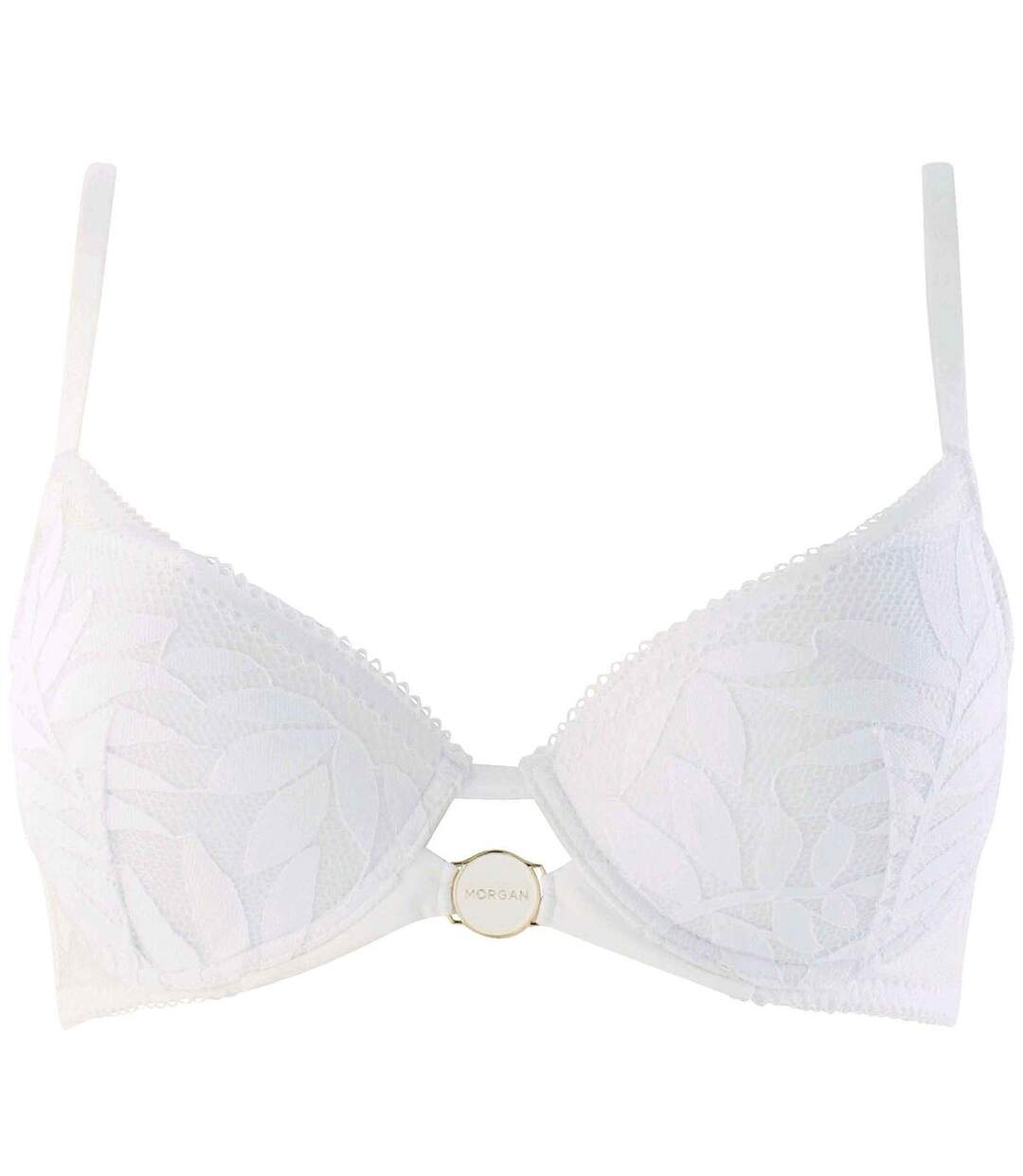 Soutien-gorge ampliforme coque moulée blanc Lina