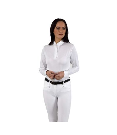 Aubrion Chemise de stock à manches longues pour femmes/dames (Blanc) - UTER332