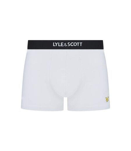 Pack Of 3  Mens Devon Boxer Shorts  Black Ivy White Lyle & Scott