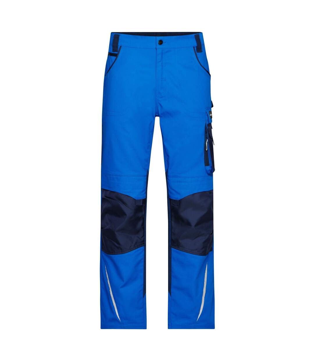 Pantalon De Travail Homme Bleu Roi Bleu Marine James And Nicholson-1