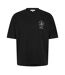 Mens Cannes Graphic Print Regular T-shirt Black Belier-2
