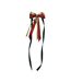 Christmas tail bow with bell for horses red/gold/black ShowQuest-1