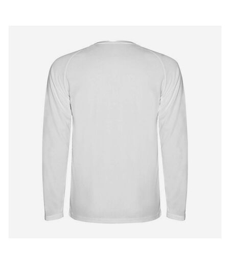 Mens montecarlo long-sleeve sports t-shirt blanc Roly