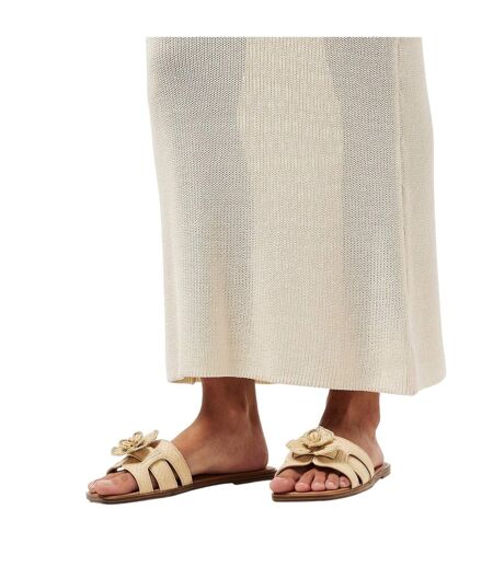 Claquettes Motif/style Floral Femme Blanc Cassé Aldo