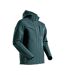 Mens Customised Stretch Hooded Soft Shell Jacket Forest Green Mascot-2