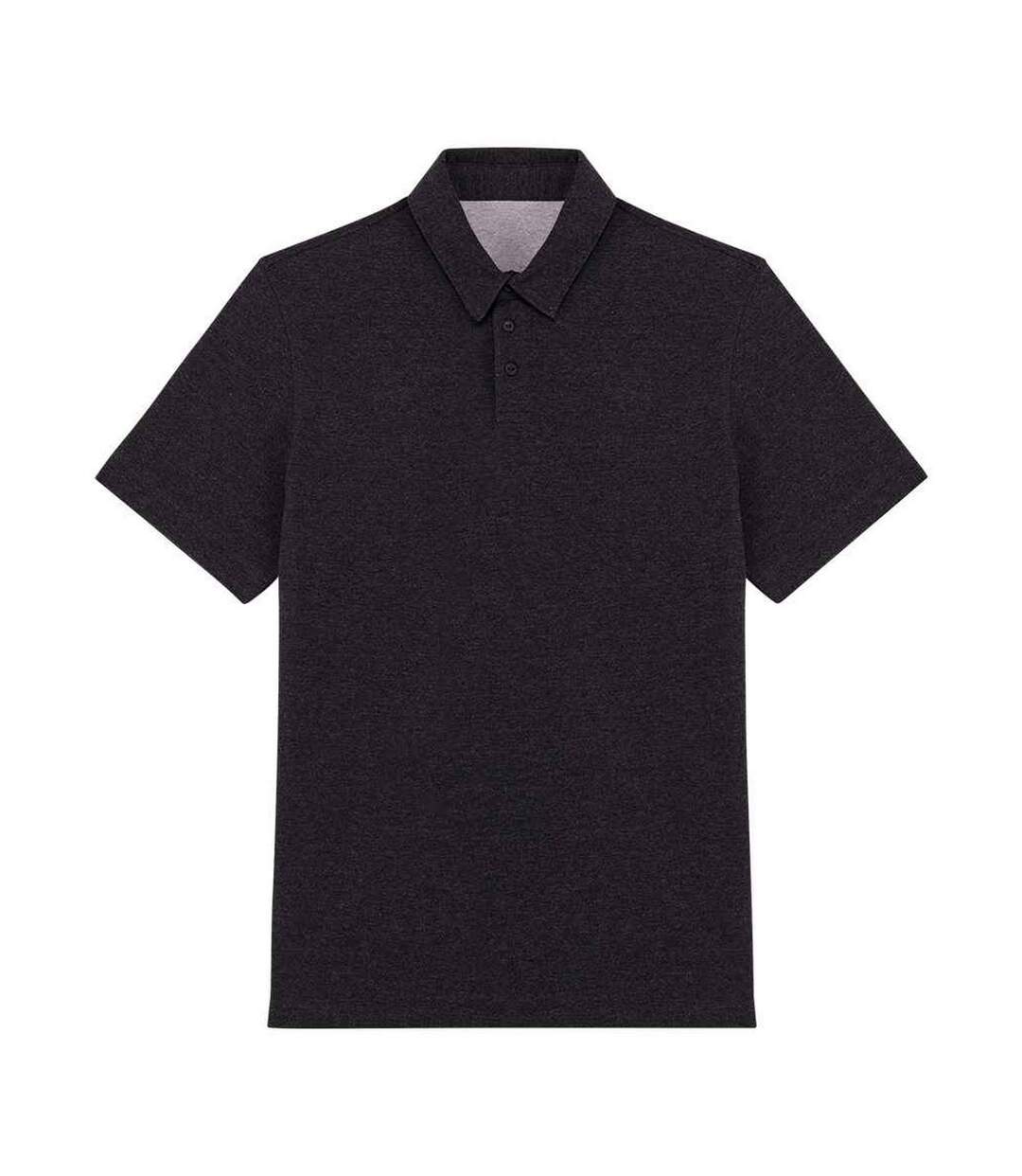 Polo homme anthracite chiné Native Spirit