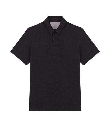 Native Spirit Mens Recycled Polo Shirt (Anthracite Heather)