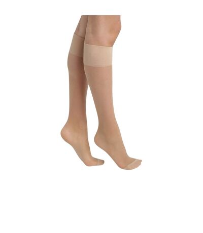 Silky Opaque - Mi-bas 70 deniers (lot de 3 paires) - Femme (Naturel) - UTLW194