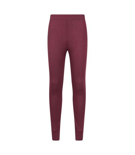 Mens Talus Base Layer Bottoms Burgundy Mountain Warehouse