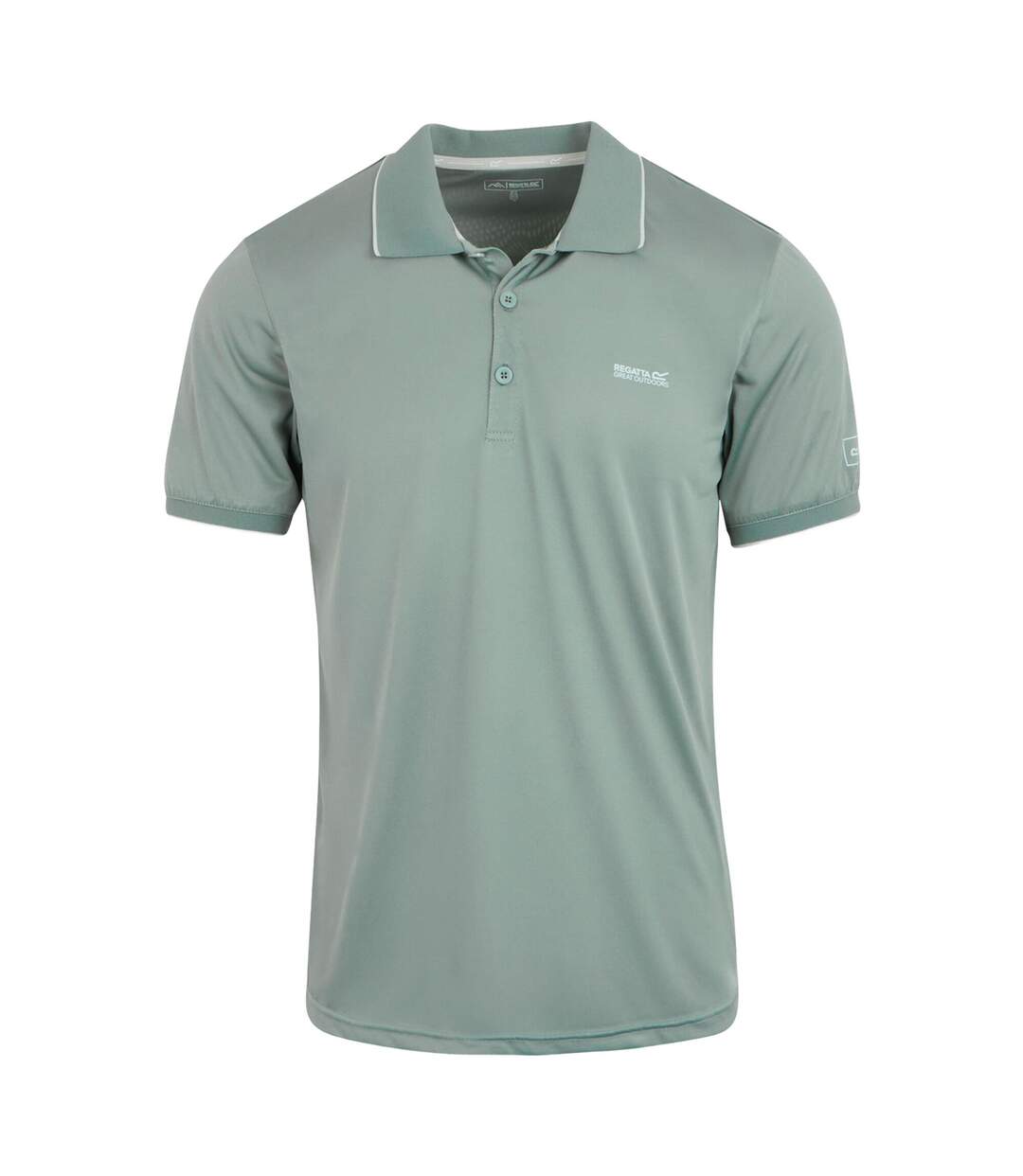 Mens Remex Ii Polo Shirt Glacier Solid Regatta-1