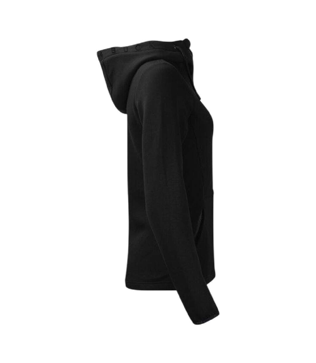 Womens/ladies Pemberton Lightweight Full Zip Hoodie Black Cutter & Buck-4