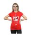 Disney - T-shirt HIGH SCHOOL MUSICAL THE MUSICAL NOT LOVE YOU - Femme (Rouge) - UTBI24371-2