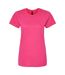 T-shirt Softstyle Femme Rose Gildan-1
