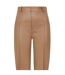 Womens/ladies Leather Trousers Camel Little Mistress-4