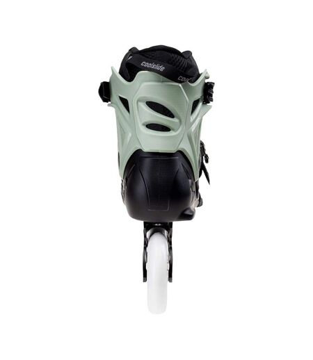 Patins À Roulettes Alignées Hulst Adulte 40,5 Fr Noir Vert De Gris Coolslide