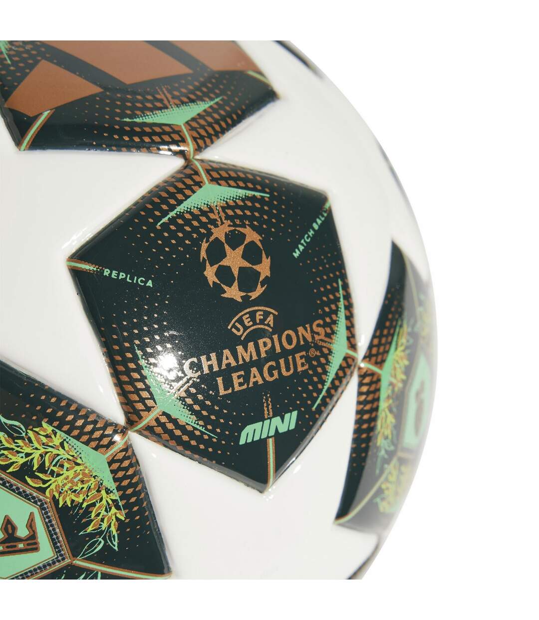 Ucl Club Mini Football Mini White Green Adidas-2