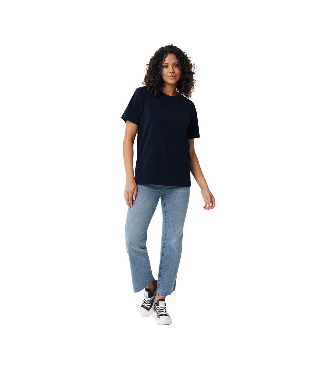 T-shirt Kakadu Adulte Bleu Marine Iqoniq-1