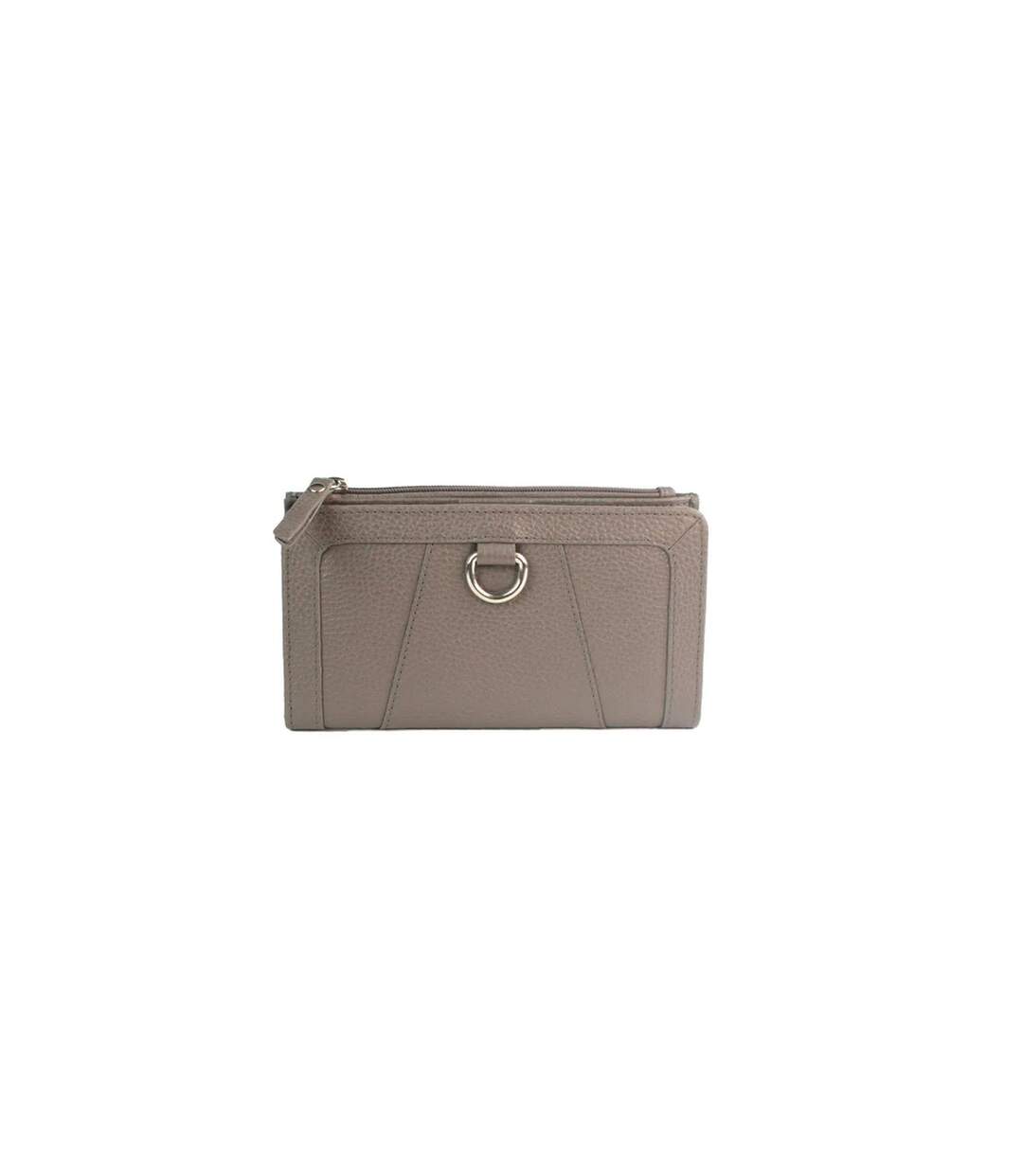 Davina Leather D-ring Purse One Size Taupe Eastern Counties Leather-1
