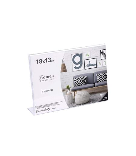 Chevalet Porte-Photo Display 18x13cm Transparent